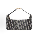 DIOR迪奥 Travel Nomad系列 刺绣 ⼿拿包 中号 ⼥款 蓝⾊